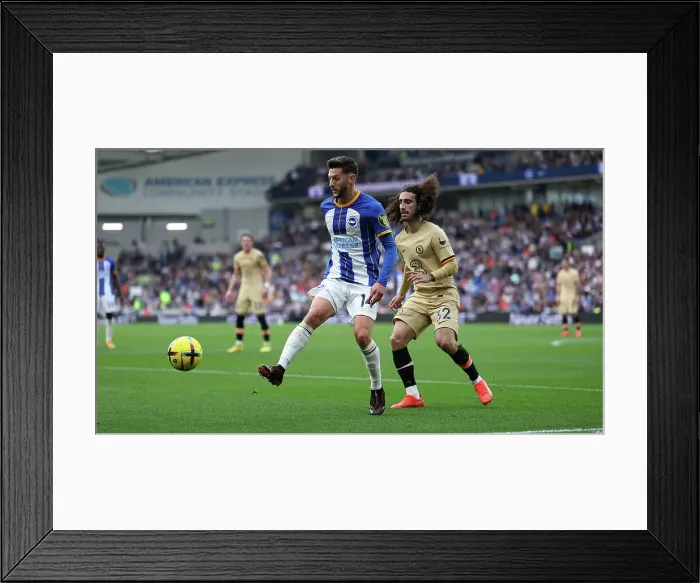 Framed Print : Intense Premier League Clash: Brighton & Hove Albion vs. Chelsea (29.11.22) Framed Print : Intense Premier League Clash: Brighton & Hove Albion vs. Chelsea (29.11.22)
