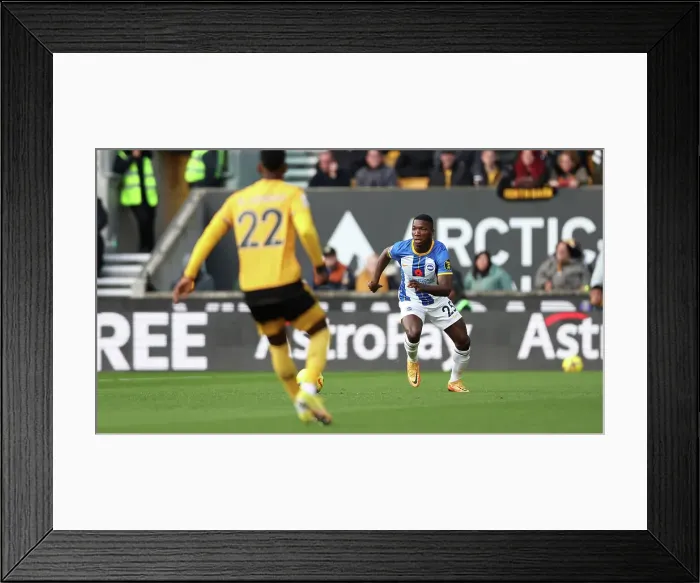 Framed Print : Premier League Battle: Wolverhampton Wanderers vs. Brighton and Hove Albion - November 5, 2023 (Molineux Stadium) Framed Print : Premier League Battle: Wolverhampton Wanderers vs. Brighton and Hove Albion - November 5, 2023 (Molineux Stadium)