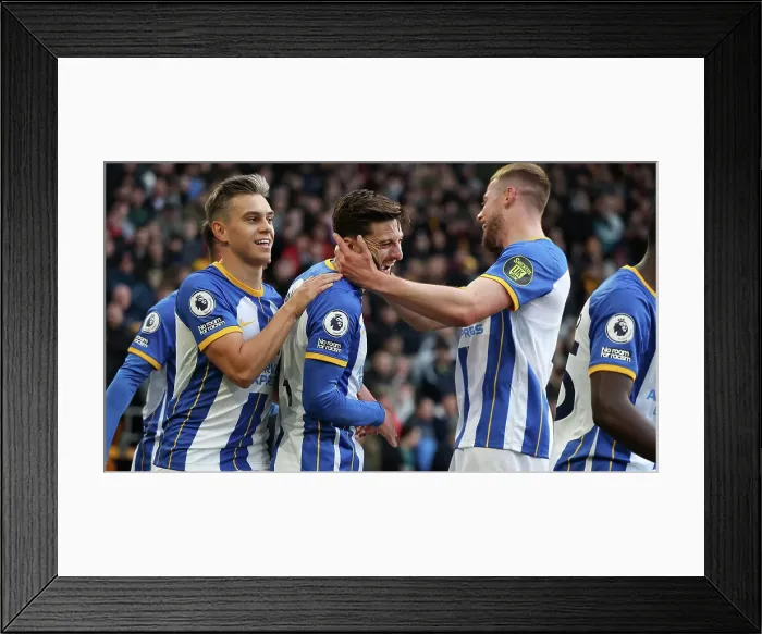 Framed Print : Intense Premier League Rivalry: Wolverhampton Wanderers vs. Brighton & Hove Albion at Molineux Stadium (5th November 2022) Framed Print : Intense Premier League Rivalry: Wolverhampton Wanderers vs. Brighton & Hove Albion at Molineux Stadium (5th November 2022)