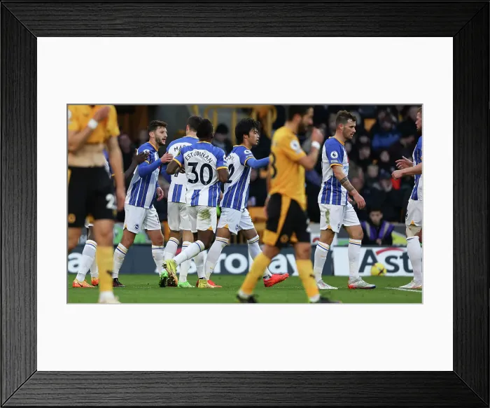 Framed Print : Premier League Battle: Wolverhampton Wanderers vs Brighton and Hove Albion at Molineux Stadium (5 November 2022) Framed Print : Premier League Battle: Wolverhampton Wanderers vs Brighton and Hove Albion at Molineux Stadium (5 November 2022)
