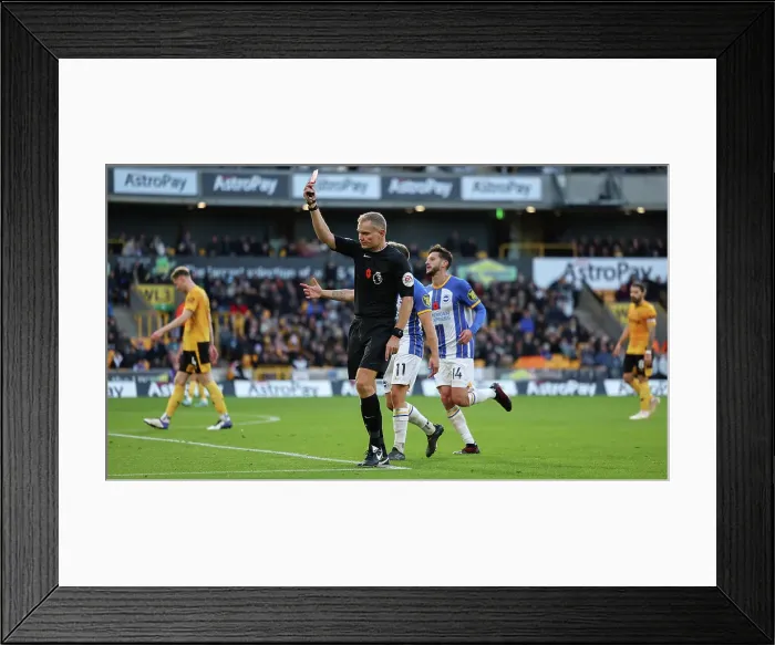 Framed Print : Premier League Battle: Wolverhampton Wanderers vs. Brighton and Hove Albion at Molineux Stadium (November 5, 2022) Framed Print : Premier League Battle: Wolverhampton Wanderers vs. Brighton and Hove Albion at Molineux Stadium (November 5, 2022)