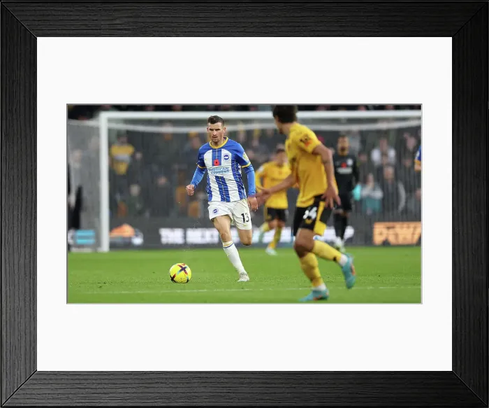 Framed Print : Premier League Clash: Wolverhampton Wanderers vs. Brighton and Hove Albion at Molineux Stadium (November 5, 2022)