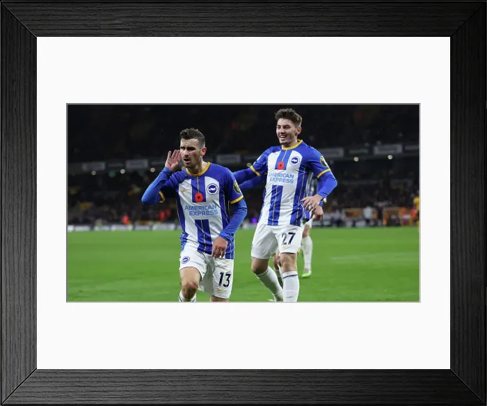 Framed Print : Premier League Battle: Wolverhampton Wanderers vs. Brighton and Hove Albion (5 November 2022) Framed Print : Premier League Battle: Wolverhampton Wanderers vs. Brighton and Hove Albion (5 November 2022)