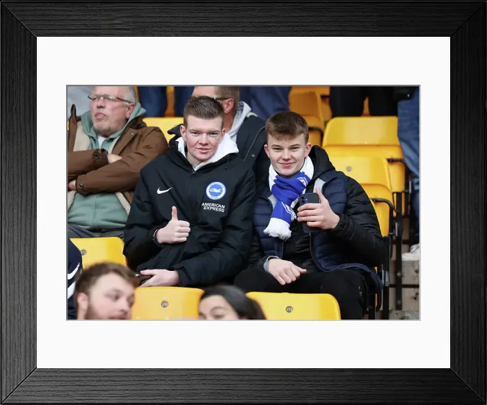 Framed Print : Premier League Clash: Wolverhampton Wanderers vs. Brighton & Hove Albion - November 5, 2023 (Molineux Stadium) Framed Print : Premier League Clash: Wolverhampton Wanderers vs. Brighton & Hove Albion - November 5, 2023 (Molineux Stadium)