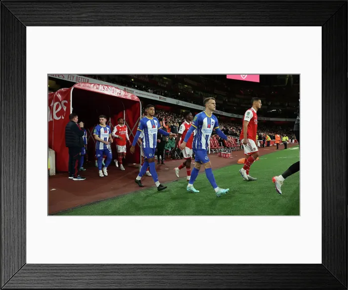 Framed Print : Carabao Cup Clash: Arsenal vs. Brighton & Hove Albion at Emirates Stadium (09NOV22) Framed Print : Carabao Cup Clash: Arsenal vs. Brighton & Hove Albion at Emirates Stadium (09NOV22)