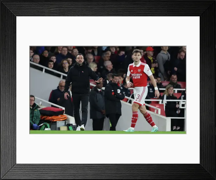 Framed Print : Carabao Cup Clash: Arsenal vs. Brighton & Hove Albion at Emirates Stadium (09.11.22) Framed Print : Carabao Cup Clash: Arsenal vs. Brighton & Hove Albion at Emirates Stadium (09.11.22)