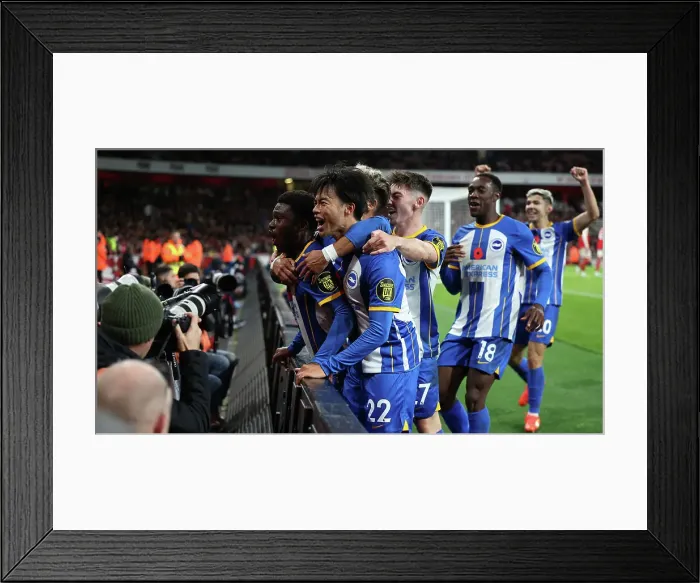 Framed Print : Carabao Cup Clash: Arsenal vs. Brighton & Hove Albion at Emirates Stadium (09NOV22) Framed Print : Carabao Cup Clash: Arsenal vs. Brighton & Hove Albion at Emirates Stadium (09NOV22)