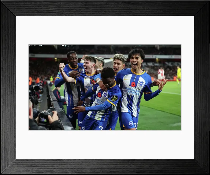 Framed Print : Carabao Cup Clash: Arsenal vs. Brighton & Hove Albion at Emirates Stadium (Nov. 9, 2022) Framed Print : Carabao Cup Clash: Arsenal vs. Brighton & Hove Albion at Emirates Stadium (Nov. 9, 2022)