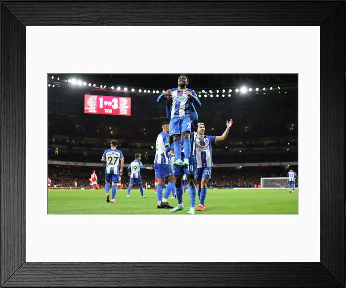 Framed Print : Carabao Cup Clash: Arsenal vs. Brighton & Hove Albion at Emirates Stadium (09NOV22) Framed Print : Carabao Cup Clash: Arsenal vs. Brighton & Hove Albion at Emirates Stadium (09NOV22)