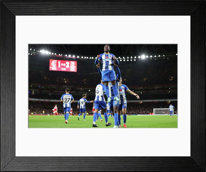 Framed Print : Carabao Cup Clash: Arsenal vs. Brighton & Hove Albion at Emirates Stadium (09.11.22) Framed Print : Carabao Cup Clash: Arsenal vs. Brighton & Hove Albion at Emirates Stadium (09.11.22)
