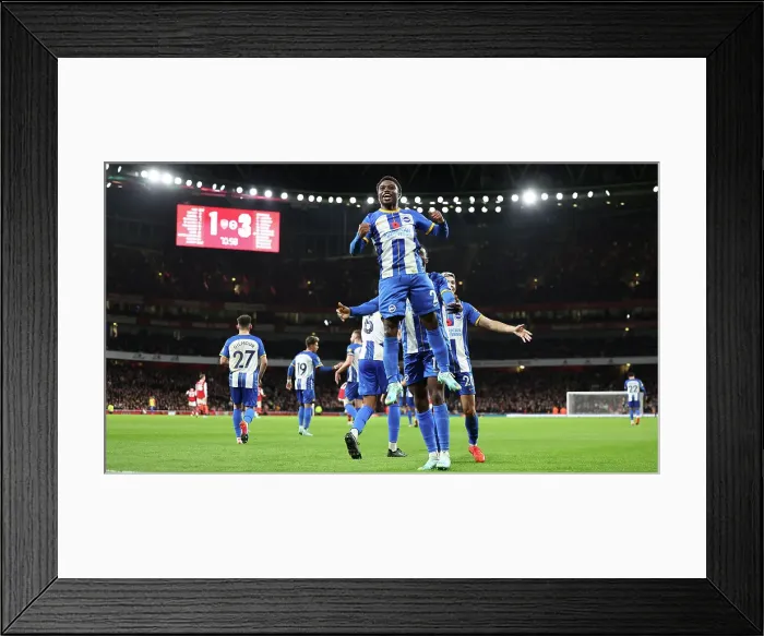 Framed Print : Carabao Cup Clash: Arsenal vs. Brighton & Hove Albion at Emirates Stadium (09NOV22) Framed Print : Carabao Cup Clash: Arsenal vs. Brighton & Hove Albion at Emirates Stadium (09NOV22)