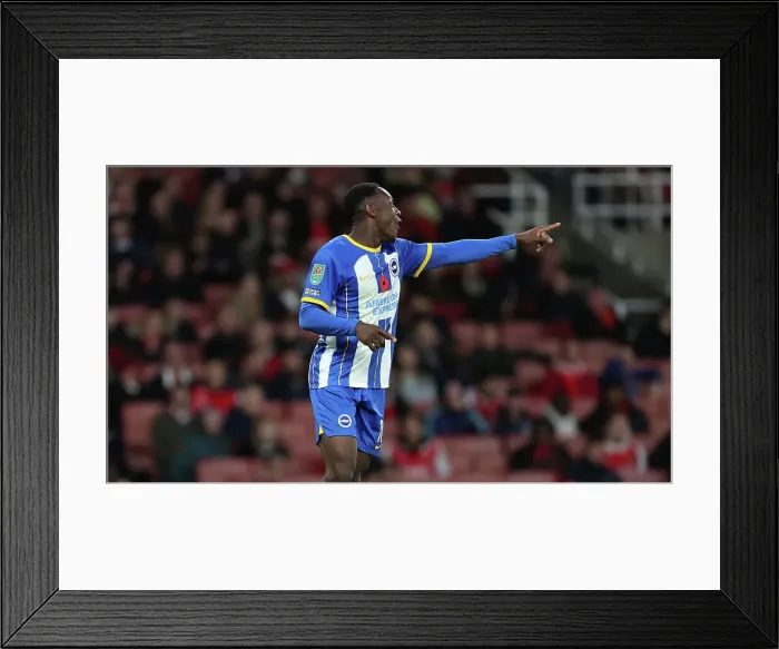 Framed Print : Carabao Cup Clash: Arsenal vs. Brighton & Hove Albion at Emirates Stadium (09.11.22) Framed Print : Carabao Cup Clash: Arsenal vs. Brighton & Hove Albion at Emirates Stadium (09.11.22)