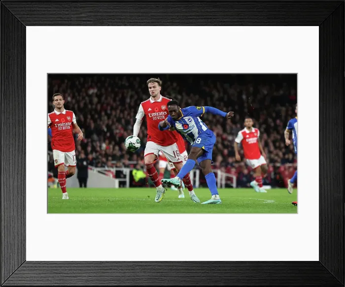Framed Print : Carabao Cup Clash: Arsenal vs. Brighton & Hove Albion at Emirates Stadium (Nov. 9, 2022) Framed Print : Carabao Cup Clash: Arsenal vs. Brighton & Hove Albion at Emirates Stadium (Nov. 9, 2022)