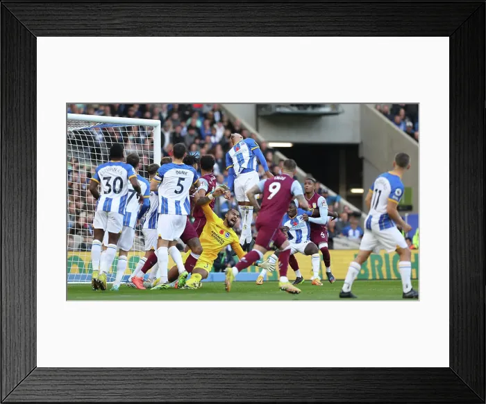 Framed Print : Brighton vs. Aston Villa: Premier League Clash at American Express Community Stadium (13NOV22) Framed Print : Brighton vs. Aston Villa: Premier League Clash at American Express Community Stadium (13NOV22)