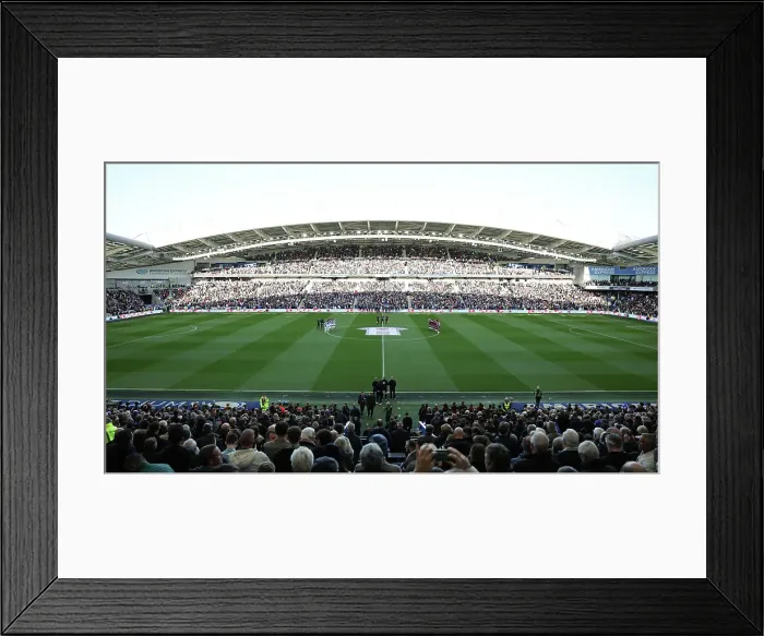 Framed Print : Premier League Showdown: Brighton & Hove Albion vs. Aston Villa - 13NOV22 Framed Print : Premier League Showdown: Brighton & Hove Albion vs. Aston Villa - 13NOV22