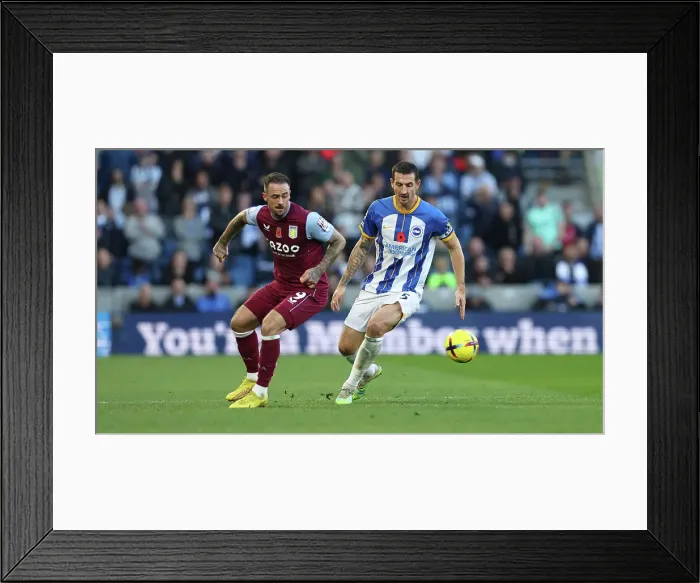 Framed Print : Intense Premier League Showdown: Brighton & Hove Albion vs. Aston Villa (13NOV22) Framed Print : Intense Premier League Showdown: Brighton & Hove Albion vs. Aston Villa (13NOV22)