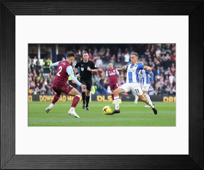 Framed Print : Intense Premier League Clash: Brighton & Hove Albion vs. Aston Villa - November 13, 2022 Framed Print : Intense Premier League Clash: Brighton & Hove Albion vs. Aston Villa - November 13, 2022