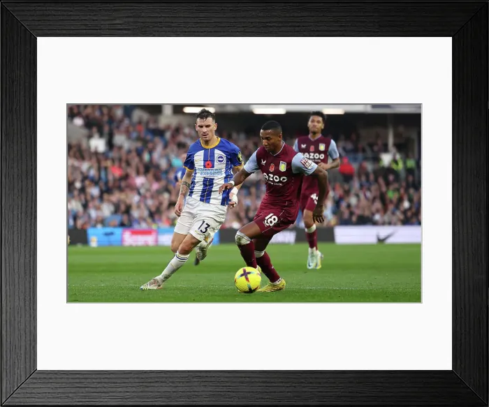 Framed Print : Premier League Battle: Brighton vs. Aston Villa (13NOV22) - American Express Community Stadium Framed Print : Premier League Battle: Brighton vs. Aston Villa (13NOV22) - American Express Community Stadium