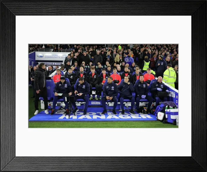 Framed Print : Intense Premier League Showdown: Brighton & Hove Albion vs. Arsenal (31DEC22) Framed Print : Intense Premier League Showdown: Brighton & Hove Albion vs. Arsenal (31DEC22)