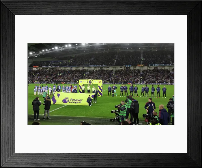 Framed Print : Premier League Showdown: Brighton & Hove Albion vs. Arsenal (31DEC22) - American Express Community Stadium Framed Print : Premier League Showdown: Brighton & Hove Albion vs. Arsenal (31DEC22) - American Express Community Stadium