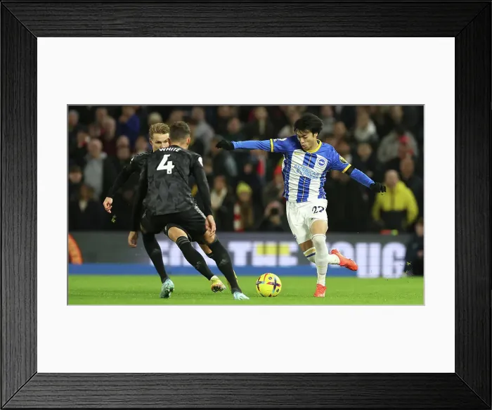 Framed Print : Brighton vs Arsenal: A Premier League Battle at the American Express Community Stadium (31DEC23)