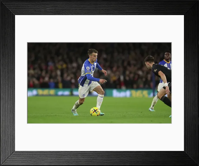 Framed Print : Intense Premier League Showdown: Brighton & Hove Albion vs. Arsenal (31DEC22)