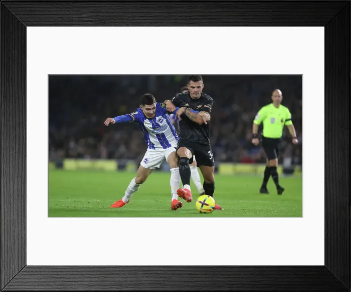 Framed Print : Premier League Showdown: Brighton & Hove Albion vs. Arsenal (31DEC22) Framed Print : Premier League Showdown: Brighton & Hove Albion vs. Arsenal (31DEC22)