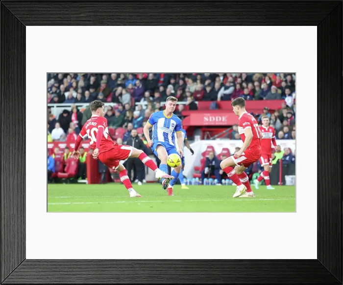 Framed Print : Intense Clash: FA Cup Third Round - Middlesbrough vs. Brighton and Hove Albion (07JAN23) Framed Print : Intense Clash: FA Cup Third Round - Middlesbrough vs. Brighton and Hove Albion (07JAN23)