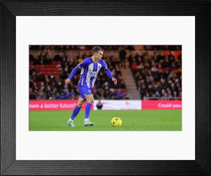 Framed Print : Brighton and Hove Albion Face Middlesbrough in FA Cup Clash (07JAN23)
