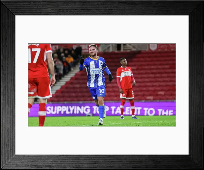 Framed Print : FA Cup Battle: Middlesbrough vs. Brighton & Hove Albion at Riverside Stadium (07JAN23) Framed Print : FA Cup Battle: Middlesbrough vs. Brighton & Hove Albion at Riverside Stadium (07JAN23)