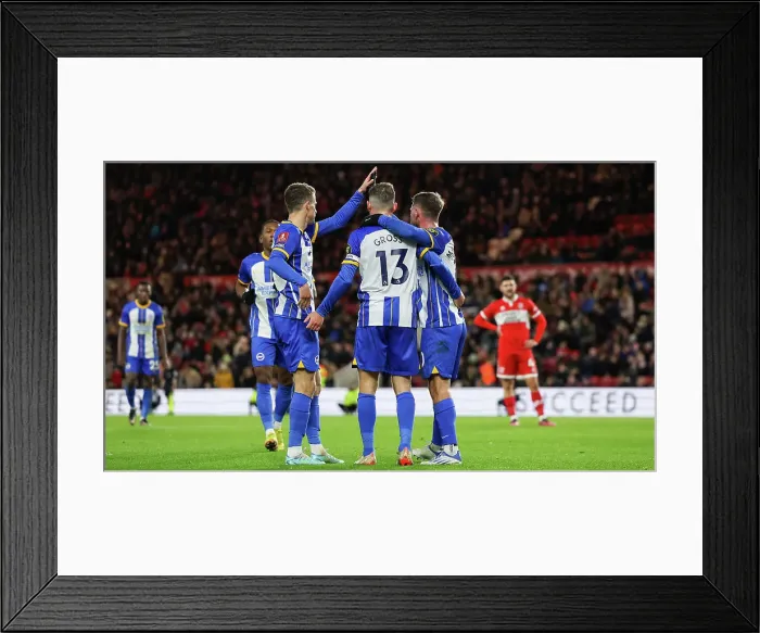 Framed Print : FA Cup Third Round: Middlesbrough vs. Brighton & Hove Albion Clash at Riverside Stadium (07.01.23) Framed Print : FA Cup Third Round: Middlesbrough vs. Brighton & Hove Albion Clash at Riverside Stadium (07.01.23)