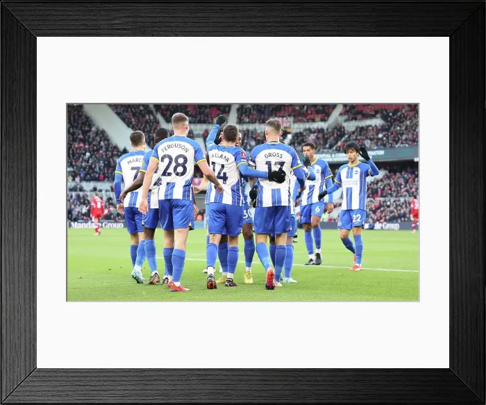 Framed Print : FA Cup Third Round: Brighton and Hove Albion vs Middlesbrough Clash at Riverside Stadium (07JAN23) Framed Print : FA Cup Third Round: Brighton and Hove Albion vs Middlesbrough Clash at Riverside Stadium (07JAN23)