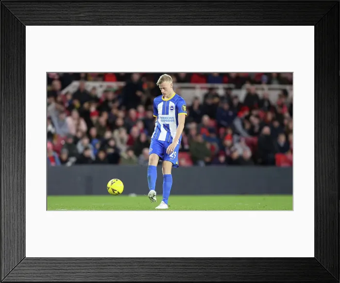 Framed Print : FA Cup Third Round: Middlesbrough vs. Brighton and Hove Albion - Intense Showdown at Riverside Stadium (07JAN23)