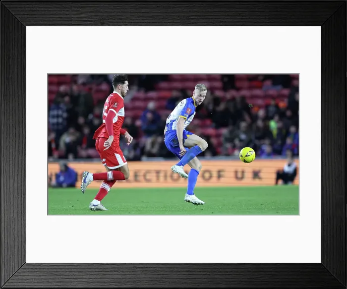 Framed Print : FA Cup Third Round: Intense Clash between Middlesbrough and Brighton & Hove Albion at Riverside Stadium (07.01.23) Framed Print : FA Cup Third Round: Intense Clash between Middlesbrough and Brighton & Hove Albion at Riverside Stadium (07.01.23)