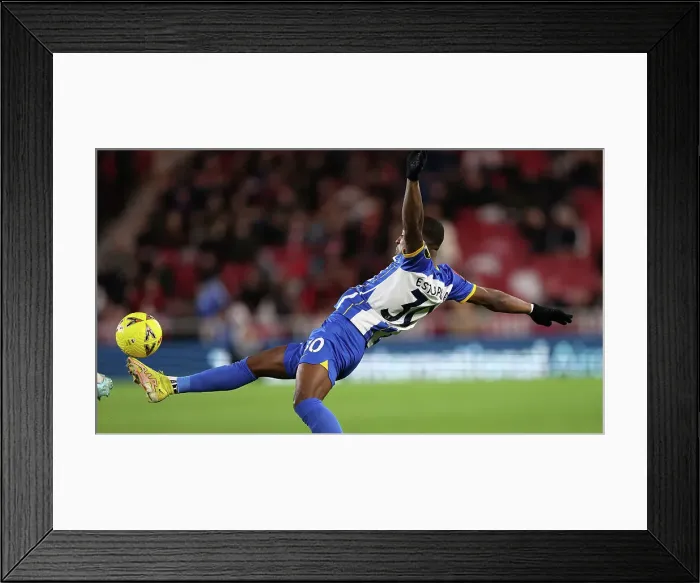 Framed Print : FA Cup Third Round: Intense Moment at Riverside Stadium - Middlesbrough vs. Brighton and Hove Albion (07.01.23)