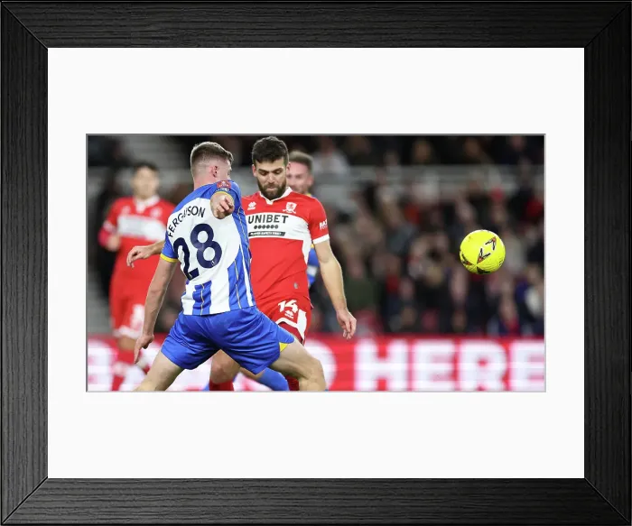 Framed Print : FA Cup Third Round: Intense Match Action between Middlesbrough and Brighton & Hove Albion at Riverside Stadium (07.01.23) Framed Print : FA Cup Third Round: Intense Match Action between Middlesbrough and Brighton & Hove Albion at Riverside Stadium (07.01.23)
