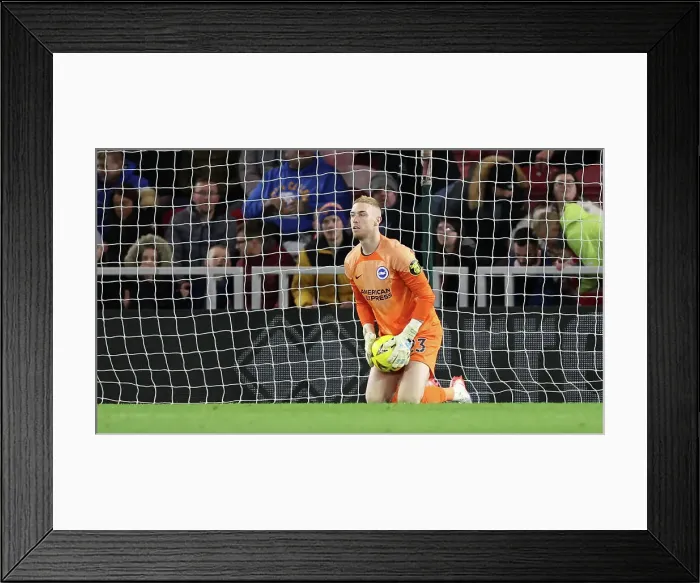 Framed Print : FA Cup Third Round: Intense Clash between Middlesbrough and Brighton & Hove Albion at Riverside Stadium (07.01.23)