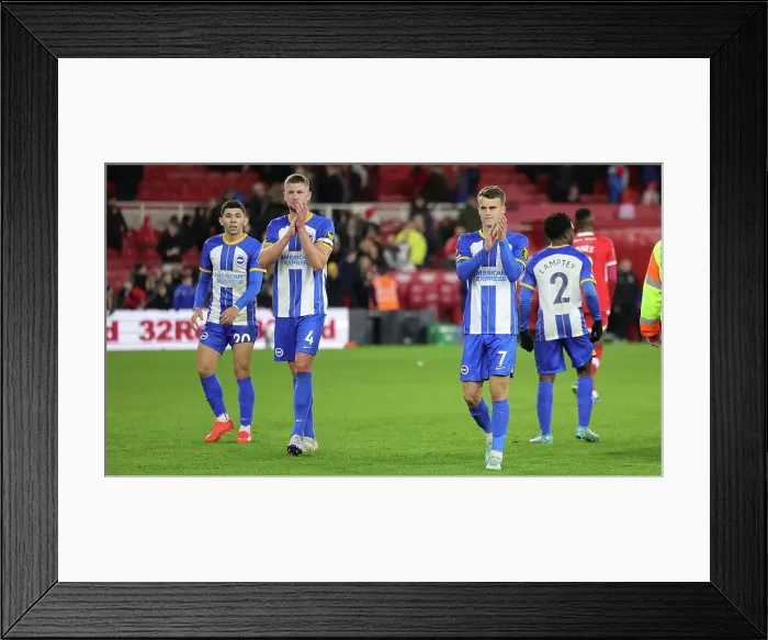 Framed Print : Brighton and Hove Albion vs Middlesbrough: FA Cup Clash at Riverside Stadium (07JAN23) Framed Print : Brighton and Hove Albion vs Middlesbrough: FA Cup Clash at Riverside Stadium (07JAN23)