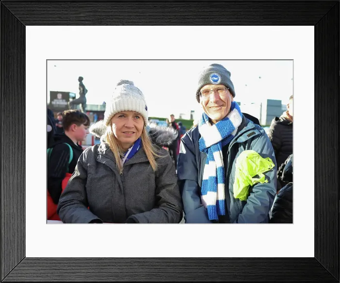 Framed Print : FA Cup Third Round: Intense Clash between Middlesbrough and Brighton & Hove Albion at Riverside Stadium (07.01.23)