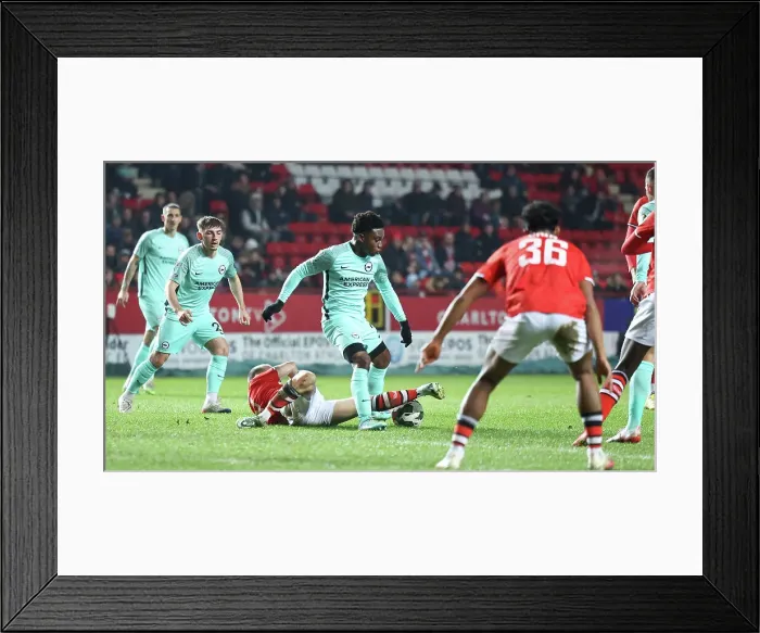 Framed Print : Match action during the Carabao Cup match between Charlton Athletic and Brighton Framed Print : Match action during the Carabao Cup match between Charlton Athletic and Brighton