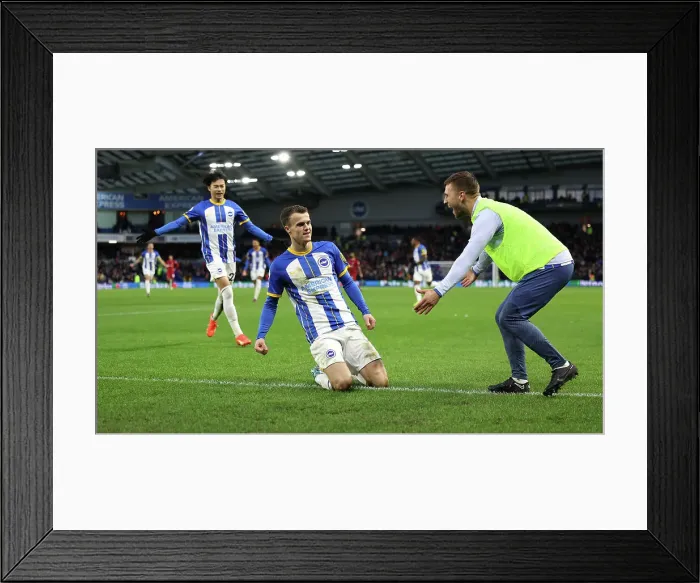 Framed Print : Intense Premier League Clash: Brighton & Hove Albion vs. Liverpool (14JAN23) Framed Print : Intense Premier League Clash: Brighton & Hove Albion vs. Liverpool (14JAN23)