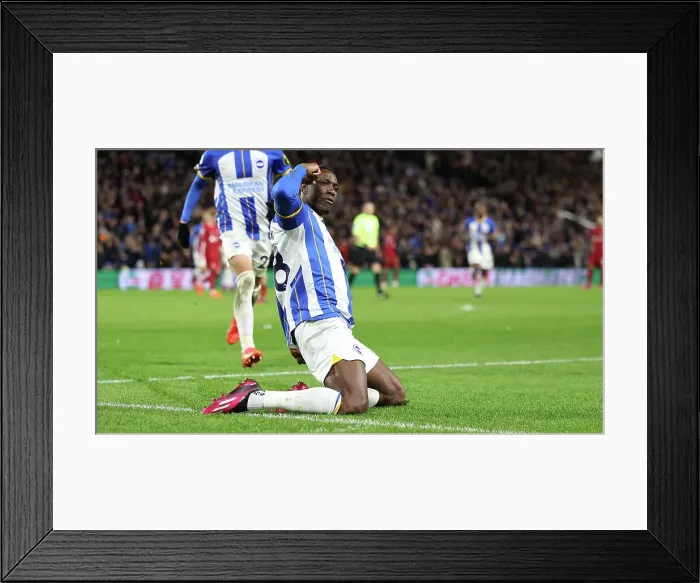 Framed Print : Intense Premier League Showdown: Brighton & Hove Albion vs. Liverpool (14Jan23)