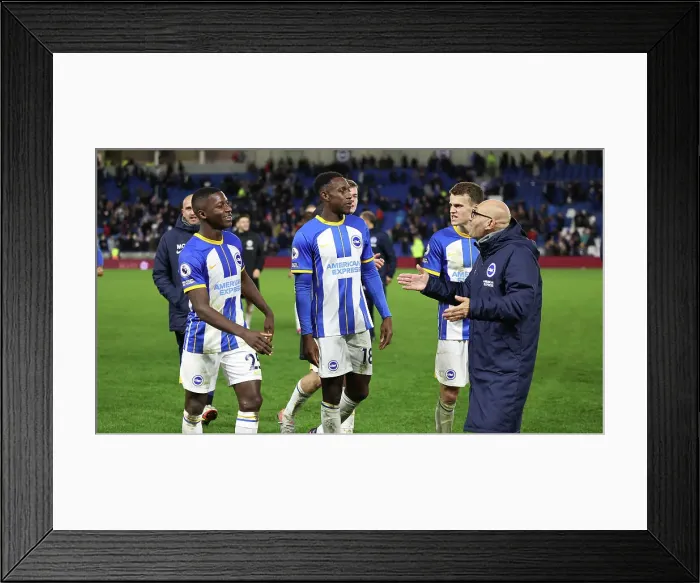 Framed Print : Intense Premier League Showdown: Brighton & Hove Albion vs. Liverpool (14Jan23) Framed Print : Intense Premier League Showdown: Brighton & Hove Albion vs. Liverpool (14Jan23)