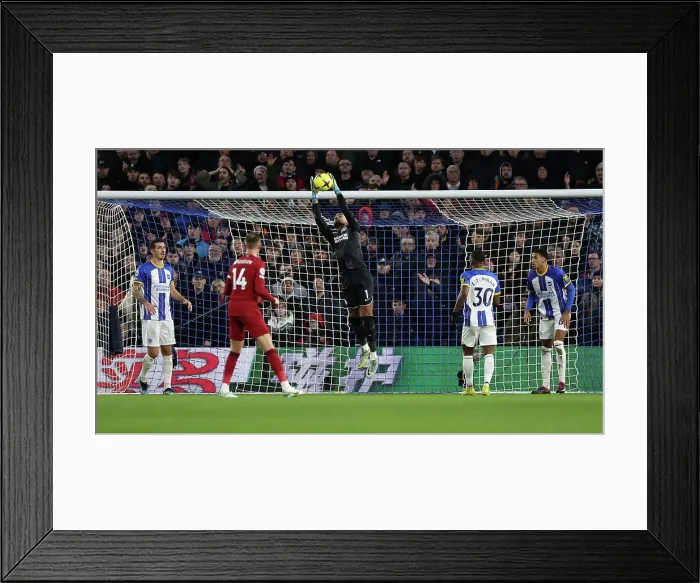 Framed Print : Intense Premier League Clash: Brighton & Hove Albion vs. Liverpool (14JAN23) Framed Print : Intense Premier League Clash: Brighton & Hove Albion vs. Liverpool (14JAN23)