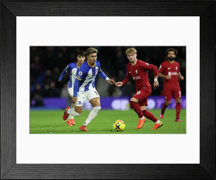 Framed Print : Intense Premier League Showdown: Brighton & Hove Albion vs. Liverpool (14Jan23) Framed Print : Intense Premier League Showdown: Brighton & Hove Albion vs. Liverpool (14Jan23)