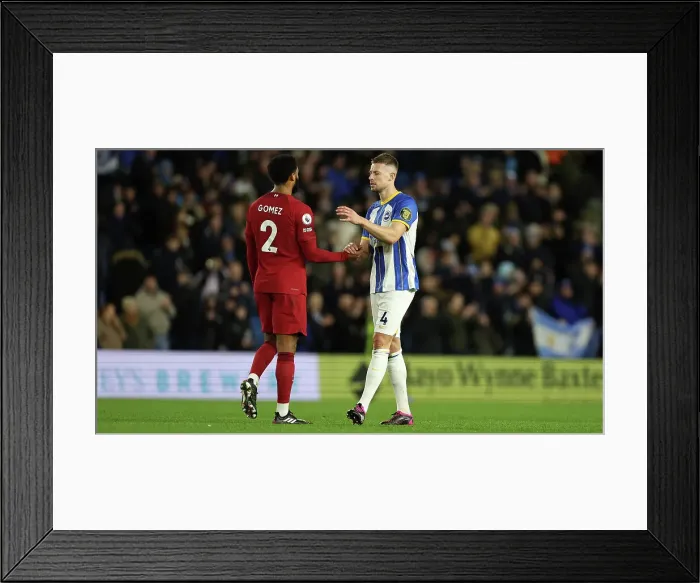 Framed Print : Intense Premier League Clash: Brighton & Hove Albion vs. Liverpool (14JAN23)