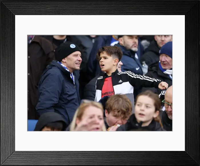 Framed Print : Intense Premier League Clash: Brighton & Hove Albion vs. Liverpool (14Jan23)