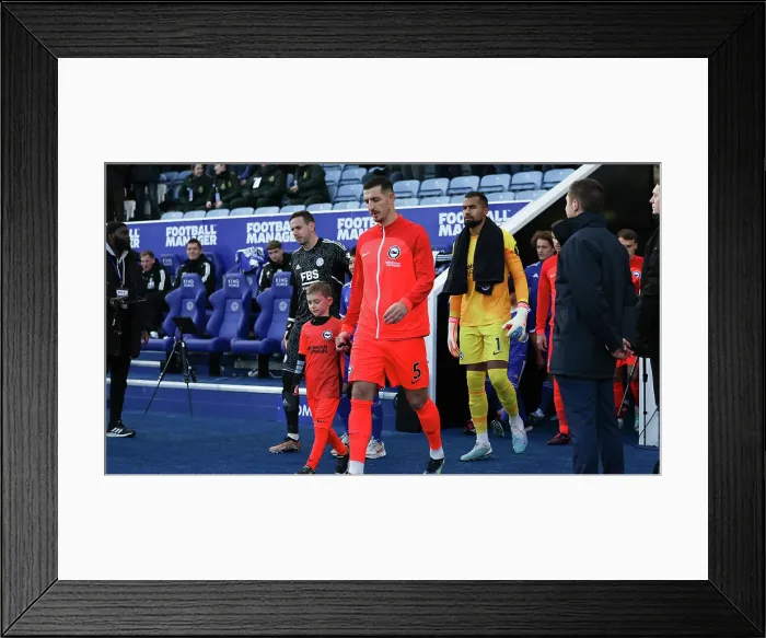 Framed Print : Premier League Clash: Leicester City vs. Brighton & Hove Albion (21JAN23) Framed Print : Premier League Clash: Leicester City vs. Brighton & Hove Albion (21JAN23)