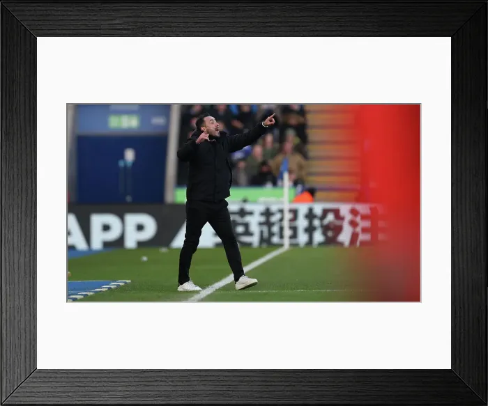 Framed Print : 21JAN23: Premier League Clash - Leicester City vs. Brighton & Hove Albion at King Power Stadium Framed Print : 21JAN23: Premier League Clash - Leicester City vs. Brighton & Hove Albion at King Power Stadium
