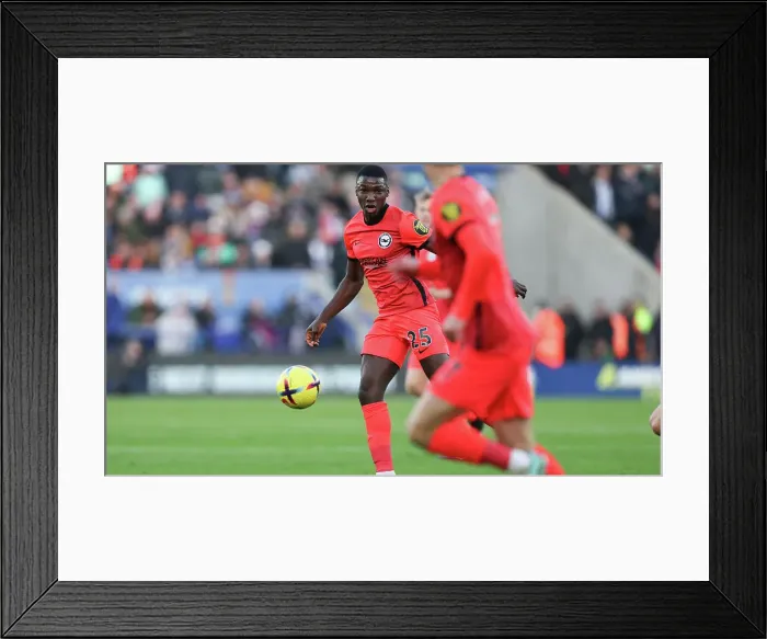 Framed Print : Premier League Clash: Leicester City vs. Brighton & Hove Albion (21JAN23) Framed Print : Premier League Clash: Leicester City vs. Brighton & Hove Albion (21JAN23)